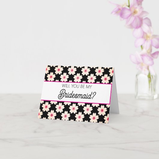 Will you be my Bridesmaid proposal card カード (蘭)
