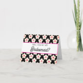 Will you be my Bridesmaid proposal card カード (正面)