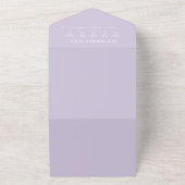 Will You Be My Bridesmaid Proposal Letter Photo オールインワン招待状 (外側)