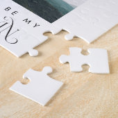 Will you be my Bridesman Minimal Photo Modern Arch ジグソーパズル (側面)