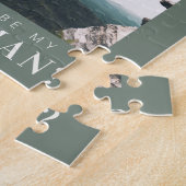 Will you be my Bridesman Minimalist Photo Modern ジグソーパズル (側面)