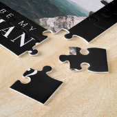 Will you be my Bridesman Minimalist Photo Modern ジグソーパズル (側面)