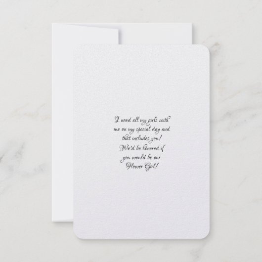 Will You Be My Flower Girl (裏面)