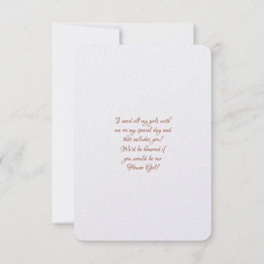 Will You Be My Flower Girl (裏面)