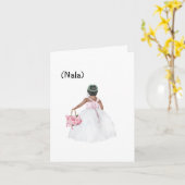 Will You Be My Flower Girl? (African-American) カード (黄色い花)