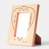 Will You Be My Flower Girl Frame レーザー彫刻フレーム (左)