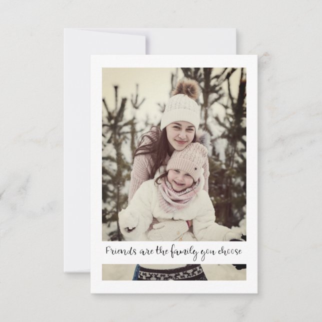 Will You Be My Flower Girl Quote Photo Proposal (正面)