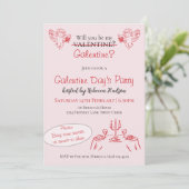 Will You Be My Galentine? Galentine Day's Party 招待状 (スタンド正面)