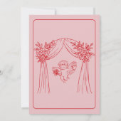 Will You Be My Galentine? Galentine Day's Party 招待状 (裏面)