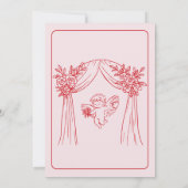 Will You Be My Galentine? Galentine Day's Party 招待状 (裏面)