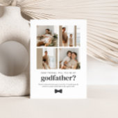 Will You Be My Godfather 4 Photo Proposal Card 招待状