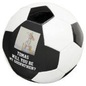 Will You Be My Godfather Godparent Proposal Futbol サッカーボール (3/4)