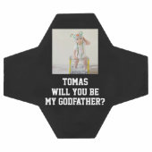 Will You Be My Godfather Godparent Proposal Futbol サッカーボール (フラット)