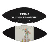 Will You Be My Godfather Godparent Proposal Men アメリカンフットボール (パネル)