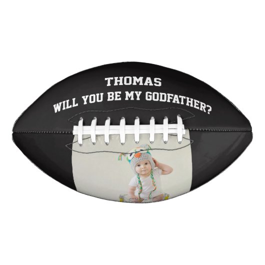 Will You Be My Godfather Godparent Proposal Sports アメリカンフットボール (正面)