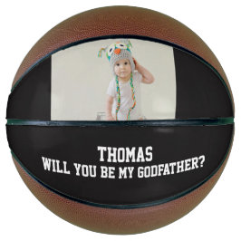 Will You Be My Godfather Godparent Proposal Sports バスケットボール