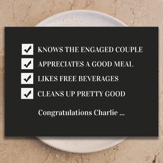 Will You Be My Groomsman Funny Digital Card 招待状