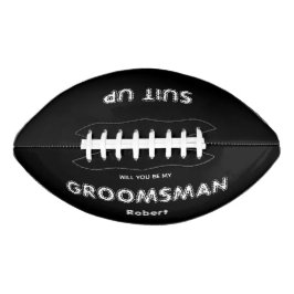 Will You Be My Groomsman Proposal Football アメリカンフットボール