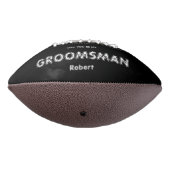 Will You Be My Groomsman Proposal Football アメリカンフットボール (回転270)