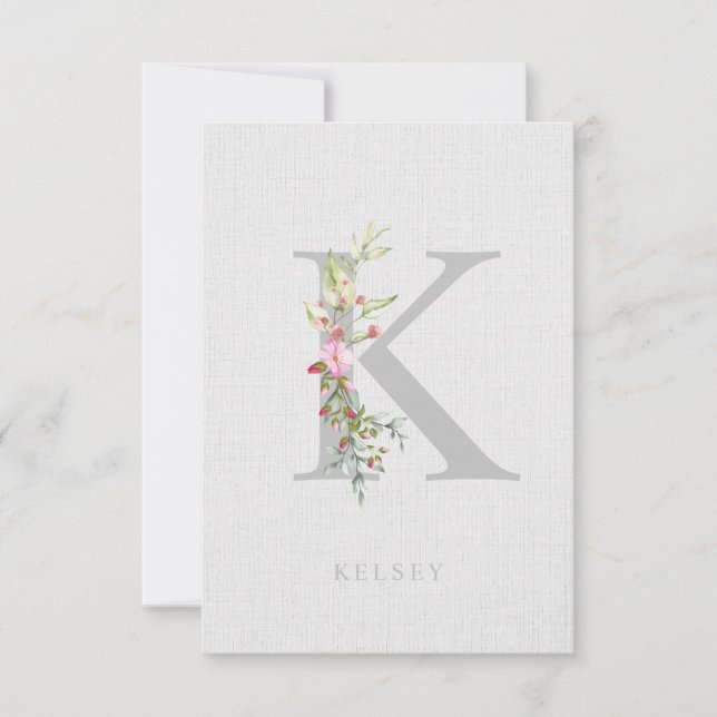 Will You Be My Junior Bridesmaid Delicate Initial (正面)