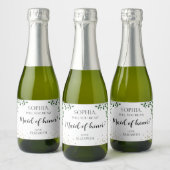 WILL YOU BE MY MAID OF HONOR? Sparkling Wine Label スパークリングワインラベル (ボトル)