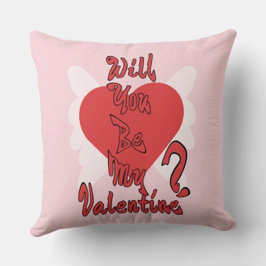 Will You Be My Valentine? クッション (裏面)