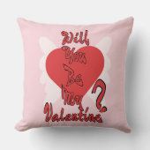 Will You Be My Valentine? クッション (正面)