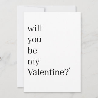 Will you be my Valentine? - card シーズンカード