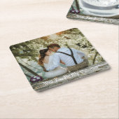 Will You Be My Valentine Photo スクエアペーパーコースター (アングル)