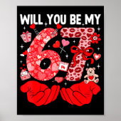 Will You Be My Valentine Six Seven Funny Meme 6 7  ポスター (正面)