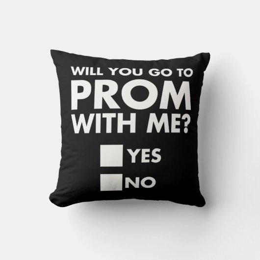 Will You Go To Prom With Me Promposal Print クッション (正面)