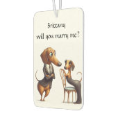 Will You Marry Me カーエアーフレッシュナー (左)