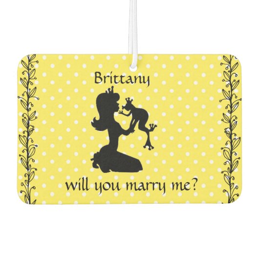 Will You Marry Me カーエアーフレッシュナー (正面)