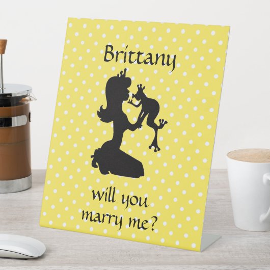 Will You Marry Me 台座サイン (インサイチュ)