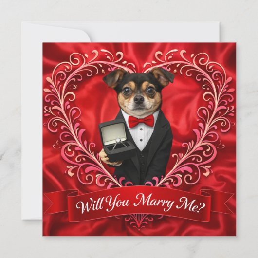 Will You Marry Me? #1 Card カード (裏面)
