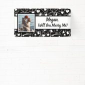 Will you Marry Me Custom Name Proposal     横断幕 (インサイチュ)