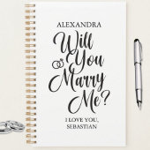 “Will You Marry Me?” Custom Wedding Planner プランナー手帳