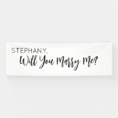 Will you Marry Me Proposal Sign banner backdrop 横断幕 (横)