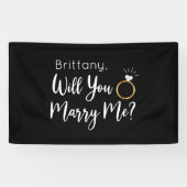 Will you Marry Me Proposal Sign banner backdrop 横断幕 (横)