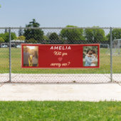 Will you marry me Romantic Proposal 2 Photo 横断幕 (インサイチュ)