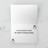 **WILL "YOU" MARSHES "ME" (I LOVE YOU)カード カード (内部)