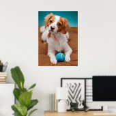 Will you play ball with me? ポスター (ホームオフィス)