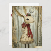 Willa the Rabbit | Woodland Whimsy  シーズンカード (正面/裏面)