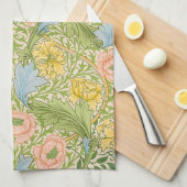 Willam Morris Myrtle Garden Floral Classic キッチンタオル (四つ折り)