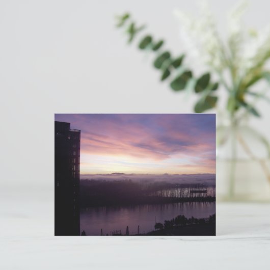 Willametteの日の出 ポストカード (スタンド正面)