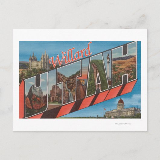 Willard, UtahLarge Letter ScenesWillard, UT ポストカード (正面)