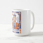 Willem-Alexander スペルカート - ハートのキング 王様 コーヒーマグカップ (正面右)