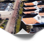 Willemstad in Nederland met moderne haven. ポスター (コーナー)