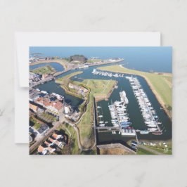 Willemstad in Nederland met moderne haven. ポストカード