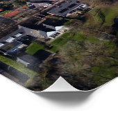 Willemstad Nederland drone overzicht. ポスター (コーナー)